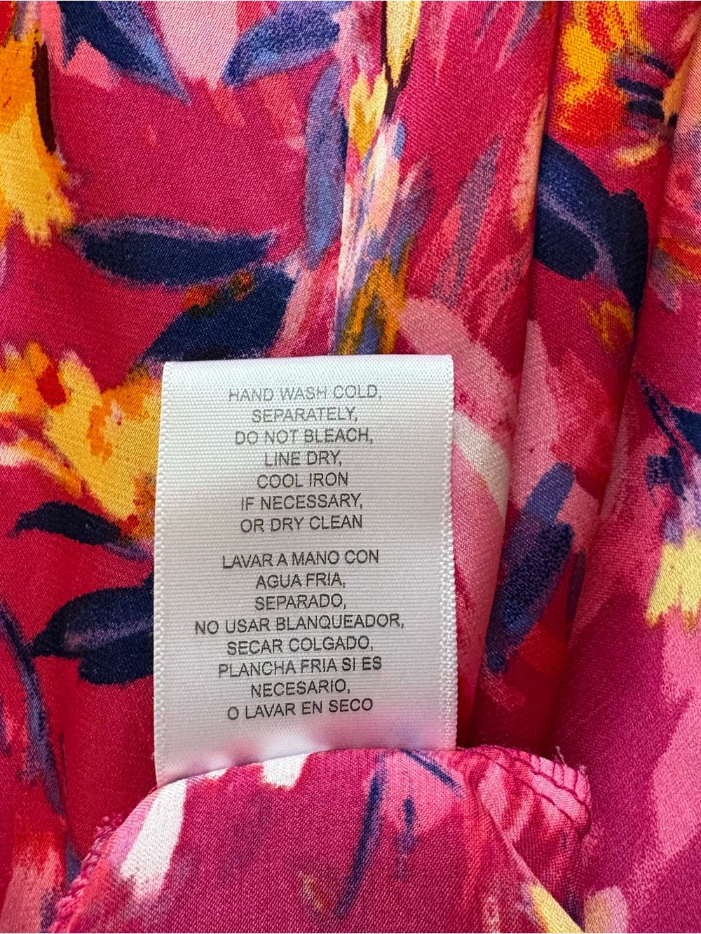 Abstract Floral Pink Maxi Sun Dress by Nicole Miller - XS - Picture 6 of 6